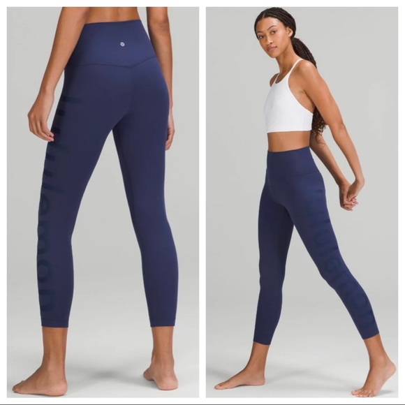 lululemon athletica | Pants u0026 Jumpsuits | Lululemon Align Highrise Pant 25  Graphic Night Sea 6 | Poshmark